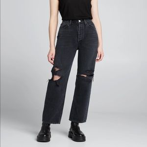 Agolde Black 90’s Mid Rise Jeans SZ 27
